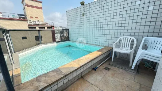 Cobertura com 1 Quarto à venda, 112m² no Pompéia, Santos