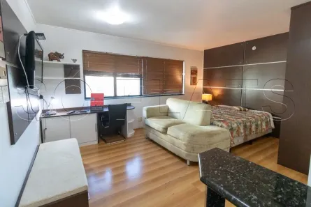 Flat com 1 Quarto para alugar, 30m² no Indianópolis, São Paulo