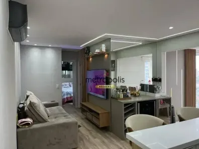 Apartamento com 2 Quartos para alugar, 62m² no Jardim, Santo André