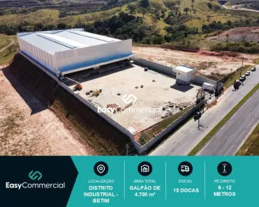 Galpão/Depósito/Armazém para alugar, 4700m² no Distrito Industrial Joseph Bacha, Betim