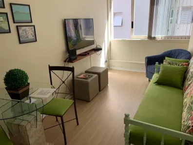 Apartamento com 1 Quarto para alugar, 47m² no Gonzaga, Santos