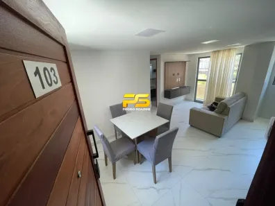 Apartamento com 2 Quartos para alugar, 60m² no Cabo Branco, João Pessoa