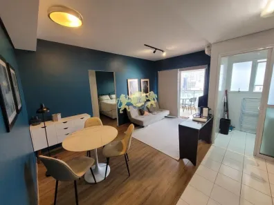 Flat com 1 Quarto para alugar, 50m² no Cerqueira César, São Paulo