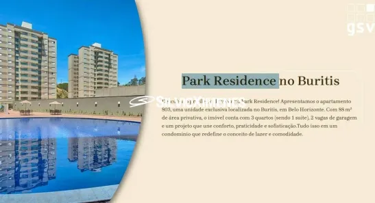 Apartamento com 3 Quartos à venda, 88m² no Buritis, Belo Horizonte