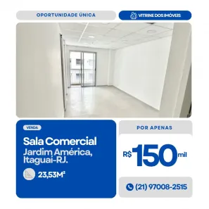 Ponto Comercial à venda, 23m² no Jardim América, Itaguaí