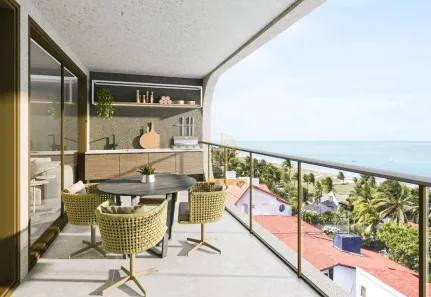 Apartamento com 3 Quartos à venda, 104m² no Areia Dourada, Cabedelo