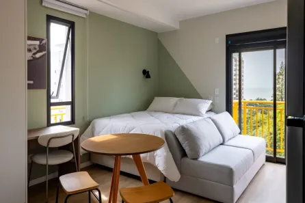 Apartamento com 1 Quarto para alugar, 22m² no Centro, Florianópolis