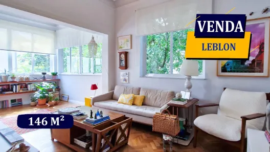 Apartamento com 3 Quartos à venda, 146m² no Leblon, Rio de Janeiro