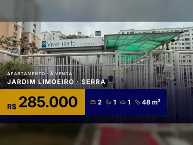 Apartamento com 2 Quartos à venda, 48m² no Jardim Limoeiro, Serra