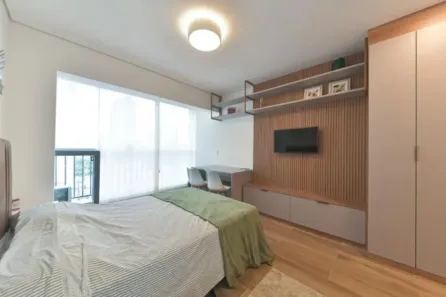 Apartamento com 1 Quarto à venda, 34m² no Santo Amaro, São Paulo
