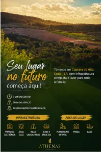 Lote/Terreno à venda, 500m² no Recreio Topázio (Caucaia do Alto), Cotia