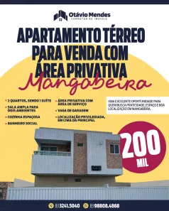 Apartamento com 2 Quartos à venda, 55m² no Mangabeira, João Pessoa