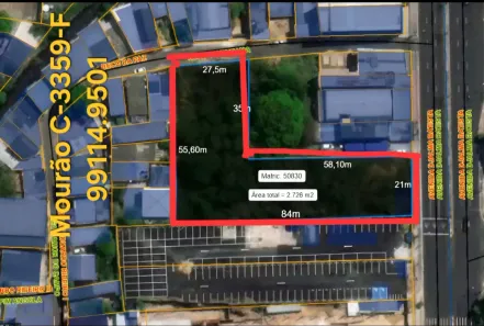 Lote/Terreno à venda, 2726m² no Chapada, Manaus