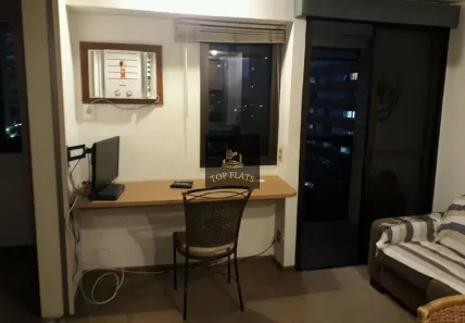 Flat com 1 Quarto para alugar, 25m² no Moema, São Paulo