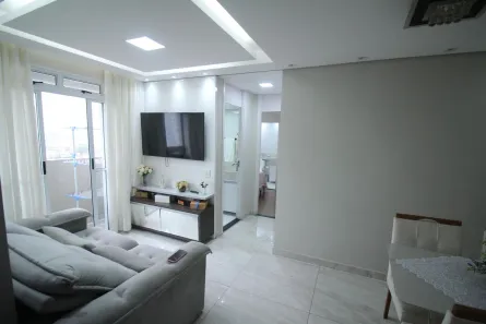 Apartamento com 2 Quartos à venda, 47m² no Jardim Riacho das Pedras, Contagem