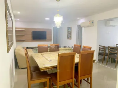Apartamento com 3 Quartos para alugar, 100m² no Pitangueiras, Guarujá