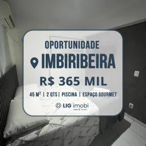 Apartamento com 2 Quartos à venda, 45m² no Imbiribeira, Recife
