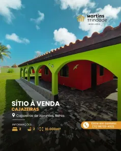 Fazenda/Sítio com 2 Quartos à venda, 5000m² no Cajazeiras de Abrantes (Abrantes), Camaçari