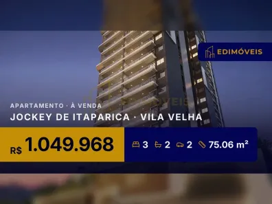 Apartamento com 3 Quartos à venda, 75m² no Jockey de Itaparica, Vila Velha