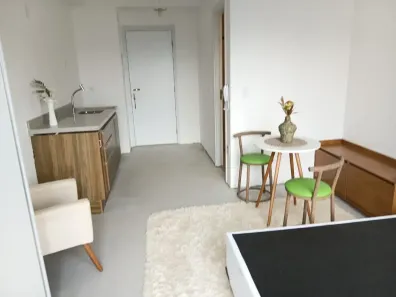 Apartamento com 1 Quarto para alugar, 24m² no Vila Olímpia, São Paulo
