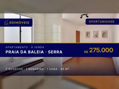 Apartamento com 2 Quartos à venda, 45m² no Praia da Baleia, Serra