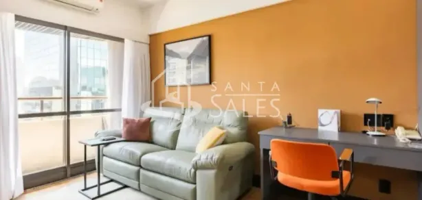 Flat com 1 Quarto à venda, 30m² no Cerqueira César, São Paulo