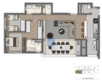 Apartamento com 2 Quartos à venda, 104m² no Vila Mariana, São Paulo