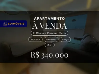 Apartamento com 2 Quartos à venda, 51m² no Chácara Parreiral, Serra
