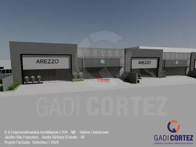 Ponto Comercial para alugar, 290m² no Jardim São Francisco, Santa Bárbara D'Oeste