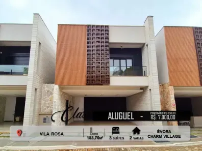 Sobrado com 3 Quartos para alugar, 154m² no Vila Rosa, Goiânia