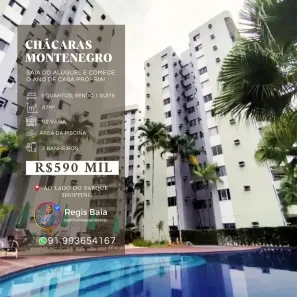 Apartamento com 3 Quartos à venda, 87m² no Parque Verde, Belém
