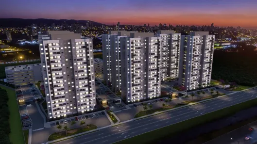 Apartamento com 2 Quartos à venda, 44m² no Jardim Shangai, Jundiaí