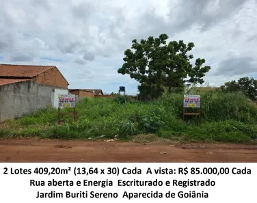 Lote/Terreno à venda, 409m² no Jardim Buriti Sereno, Aparecida de Goiânia