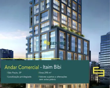 Imóvel Comercial para alugar, 298m² no Itaim Bibi, São Paulo
