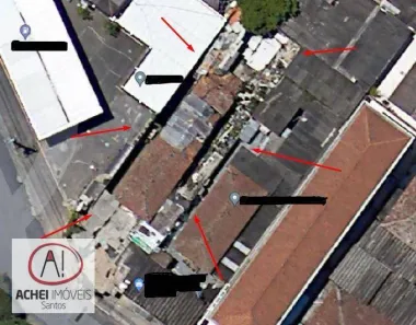 Lote/Terreno à venda, 320m² no Aparecida, Santos