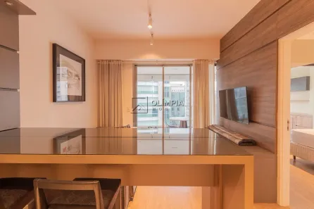 Apartamento com 1 Quarto para alugar, 61m² no Itaim Bibi, São Paulo