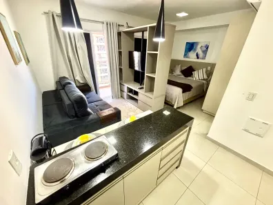 Apartamento com 1 Quarto para alugar, 33m² no Jardim Tarraf II, São José do Rio Preto
