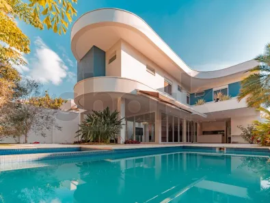 Casa de Condomínio com 4 Quartos para venda ou aluguel, 630m² no Alphaville Residencial Um, Barueri