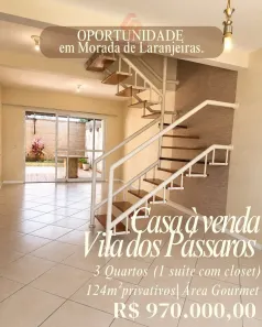 Casa com 3 Quartos à venda, 124m² no Morada de Laranjeiras, Serra