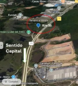 Lote/Terreno à venda, 11680m² no Ingahi, Itapevi