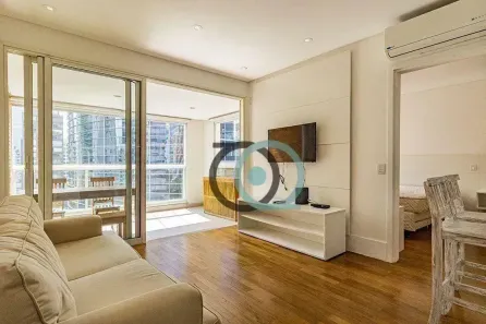 Apartamento com 1 Quarto para alugar, 62m² no Itaim Bibi, São Paulo
