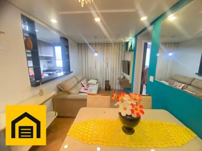 Apartamento com 2 Quartos para alugar, 47m² no Parque São Vicente, Mauá