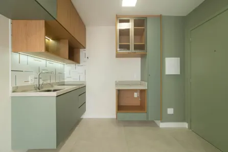 Apartamento com 1 Quarto para alugar, 35m² no Cidade Monções, São Paulo