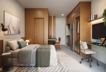 Apartamento com 1 Quarto à venda, 25m² no Higienópolis, Piracicaba