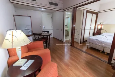 Flat com 1 Quarto para alugar, 28m² no Jardim Paulista, São Paulo