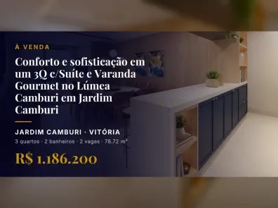 Apartamento com 3 Quartos à venda, 78m² no Jardim Camburi, Vitória