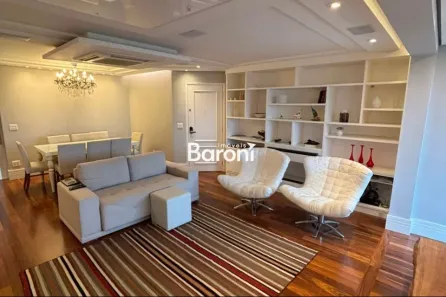 Apartamento com 3 Quartos para alugar, 152m² no Brooklin Paulista, São Paulo