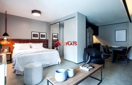 Flat com 1 Quarto para alugar, 40m² no Brooklin Paulista, São Paulo