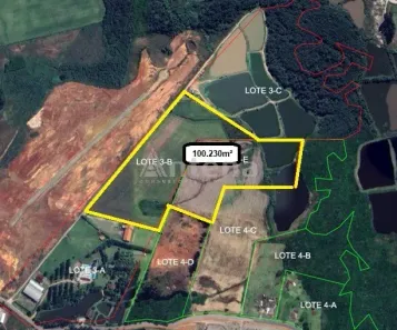 Lote/Terreno à venda, 41655m² no Eucaliptos, Fazenda Rio Grande