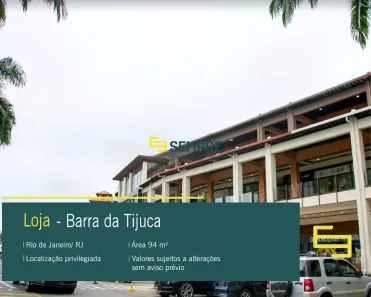 Ponto Comercial para alugar, 94m² no Barra da Tijuca, Rio de Janeiro